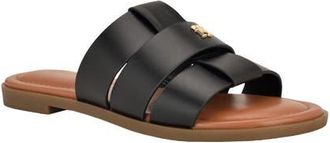 Tommy Hilfiger Moden Slide Sandal in Black at Nordstrom, Size 5.5