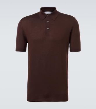 Lardini Virgin wool polo shirt