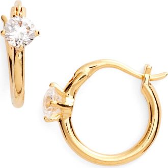 Nadri Jasmine Small Hoop Earrings in Gold at Nordstrom Rack