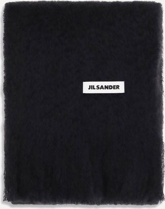 Jil Sander Wool Scarf with logo Female UNI