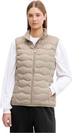 Emporio Armani Emporio Armani Ea7, Dames, Jassen, Beige, Maat: L Synthetisch