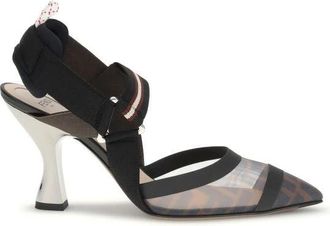 Fendi Mesh Colibr&igrave; Pumps - Dames - Pumps - Zwart - 39 1/2 EU - Leer - Schoenen