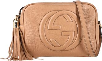 Gucci Gucci Soho Disco schoudertas in bruin generfd kalfsleer