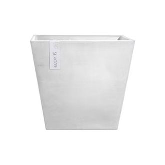 Ecopots Ecopots - vaso quadrato rotterdam grigio chiaro 40X40XH36CM