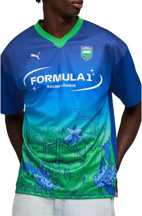 Puma F1 Brazil Jersey in Festive Blue at Nordstrom, Size X-Large
