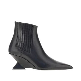 The Attico Cheope leather ankle boots Woman 36