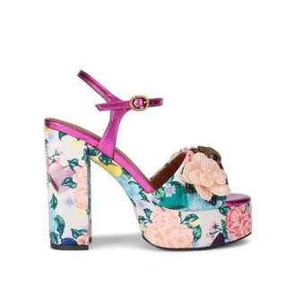 Kurt Geiger Womens Kensington Platform Sdl Sandals - White