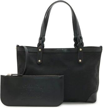 Gucci Pre-owned Tote Bags, female, Black, Size: ONE SIZE Pre-owned Canvas Tote