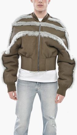 Rick Owens PORTERVILLE Leather Shearling Bomber Rick Owens