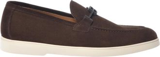 Baldinini Suede Loafer - Heren - Loafers - Bruin - 44 EU - Leer - Schoenen