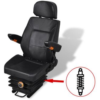 vidaXL Vidaxl - Sedile per Trattore con Sospensione