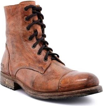 Bed St&uuml; Protege Combat Boot in Tan Rustic White Bfs at Nordstrom, Size 11.5