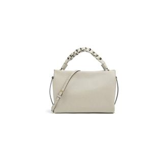 Coccinelle Tassen, Dames, Beige, ONE Size, Leer, Boheme Grana Double Shoulder Bag