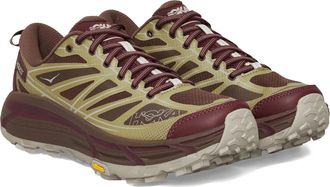 Hoka One One Mens Sneakers Mafate Speed 2 Wild Mushroom-Walnut Textile; Sole: Rubber Trainers Mushroom/walnut
