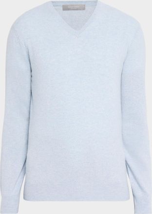 Neiman Marcus Men & apos;s Cashmere V-Neck Sweater