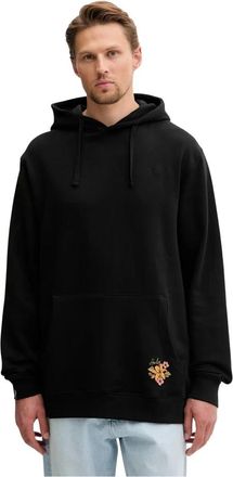 Hurley Hoodies & sweatvesten, Heren, Zwart, S, Katoen, Trudy Tattoo Skull Hoodie