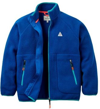 Passenger Home Full Zip Recycled Sherpa Fleece Fleecejacke f&uuml;r Damen | blau