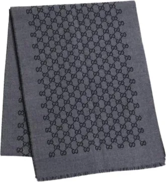 Gucci Pre-owned Scarves, male, Black, Size: ONE SIZE Pre-owned Stole