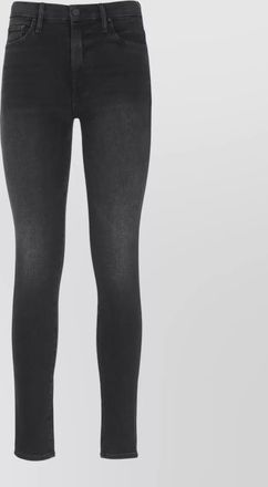 Mother high waist skinny cotton denim trousers