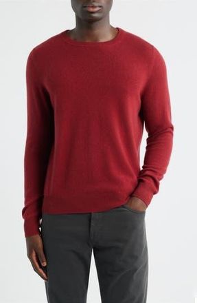 Nordstrom Cashmere Crewneck Sweater in Red Fire at Nordstrom Rack, Size Medium
