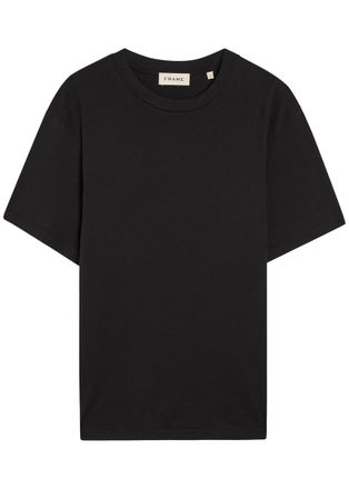 Frame Denim Cotton-jersey T-shirt - Black - XL