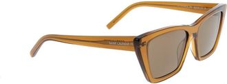 Saint Laurent Zonnebrillen - unisex - Zonnebrillen - Bruin - ONE Size - Accessoires