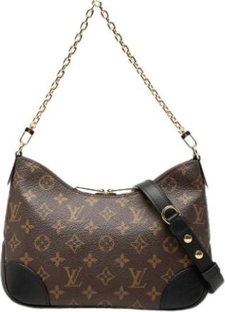 Louis Vuitton Pre-owned Boulogne Schoudertas - Dames - Vintage Schoudertas - Bruin - ONE Size - Leer - Vintage