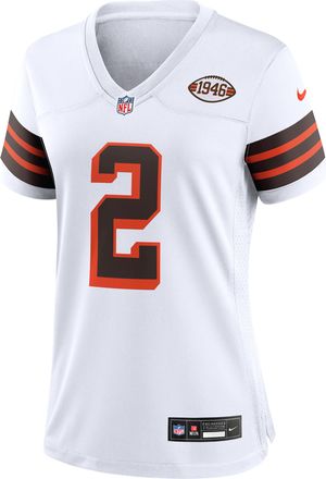 Nike Shedeur Sanders Cleveland Browns Nike Womens NFL Game Jersey in White | 67NW0BAX9IF-FGG
