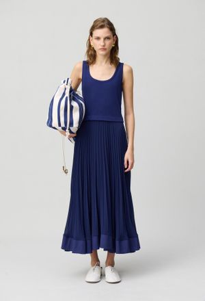 Claudie Pierlot Robe longue trompe lail