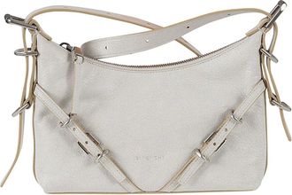 Givenchy Tassen, Dames, Wit, ONE Size, Leer, Witte Mini Tas met Vouyou Stijl