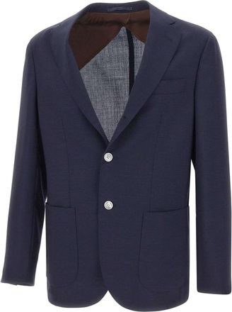 Barba Jimmy Blazer - Heren - Blazers - Blauw - XL - Wol - Jassen
