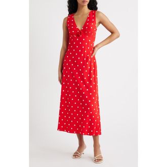 Rails x Giadzy Terena Sleeveless Midi Dress in Rossa at Nordstrom, Size Xx-Large