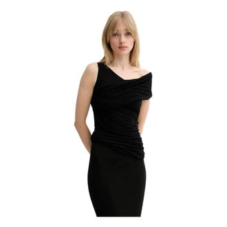 Rick Owens Draped Sleeveless Top - Dames - Blouses - Zwart - S - Overhemden