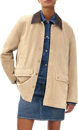 Rag & Bone Cassidy Suede Jacket in Tan at Nordstrom, Size Medium