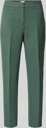 Jake*s Hose aus Viskose-Mix mit Bügelfalten in Dunkelgruen, Größe 34