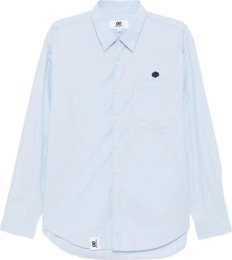 Chocoolate Camicia con applicazione logo - Blu