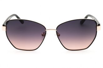 Guess GU00102 Cat-Eye Gradient Lens Sunglasses - Black