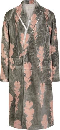 Dries Van Noten Reuben Printed Cotton-poplin Coat - Pink - 48 (IT48 / M)