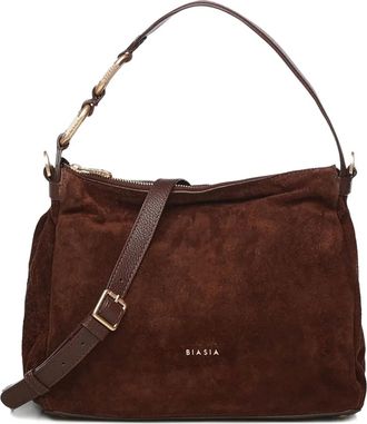 Francesco Biasia zip shoulder bag - Bruin