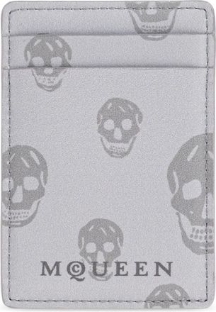 Alexander McQueen Alexander McQueen, Wallets & Cardholders, male, Gray, Size: ONE SIZE Magnetic Card Holder