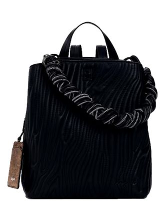 Desigual Zwart Polyurethaan Dames Mini Rugzak