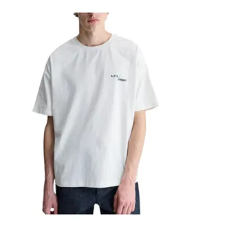 A.P.C. Hombre, Camisetas, Blanco, Talla: M