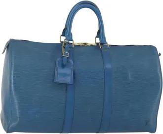 Louis Vuitton Pre-owned Weekend Bags, female, Blue, Size: ONE SIZE Pre-owned Weekend Bag