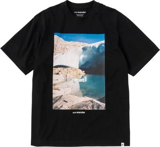 And Wander T-shirt con stampa - Nero