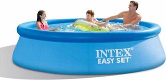 Intex Piscina Inflable Circular 305x76 Con Bomba De Filtro