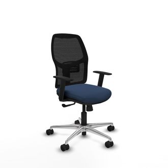 Piqueras y Crespo Silla De Oficina Piqueras Y Crespo Alfera Negro Ergon&oacute;mica Soporte Lumbar