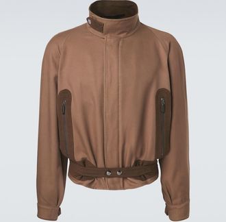 Giorgio Armani Archivio silk bomber jacket