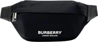 Burberry Pre-owned Belt Bags, male, Black, Size: ONE SIZE Pre-owned Nylon crossbody-bags