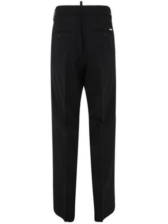 Dsquared2 Mens Relax Pant - Black Wool - Size EU 46 (Mens)