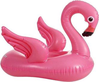OEM Flotador Hinchable Rosa Con Forma De Flamenco Para Ni&ntilde;os De 2 A 6 A&ntilde;os, Ideal Para Piscina Y Playa, 70 X 60 X 48 Cm